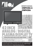 ilo CIWP4206 TV Operating Manual